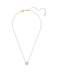 Imagen de Colgante Swarovski Constella, Talla redonda, Pavé, Blanco, Baño tono oro Rosa SV 5636272