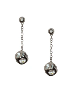 Aros Colgantes Cubo Estilo Punta de Luz con Cubic John L. Cook DEE201 - Cool Time