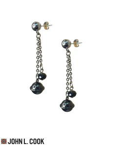 Aros Colgantes Doble Esfera John L. Cook EA784