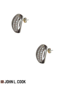 Aros Estilo Abstracto Doble Hilera con Cubic John L. Cook HE849A