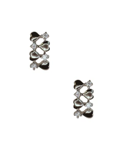 Aros Corazones con Cubic Intercalado John L. Cook HE908B - comprar online