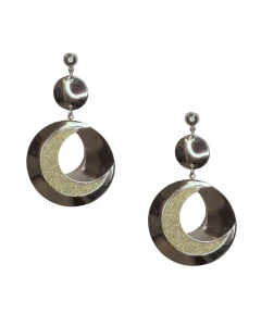 Aros Colgantes Media Luna Dorada John L. Cook SE671 - comprar online