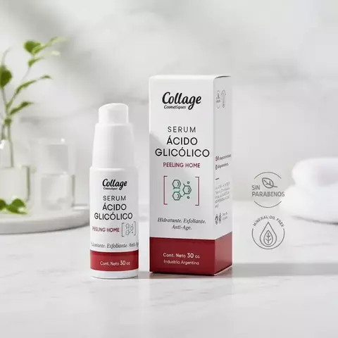 Serum Ácido Glicólico 6% - Collage - PEELING HOME - Piel Madura - 30 ml - comprar online