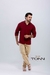 CAMISA MANGA LONGA BORDO