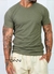 CAMISETA CANELADA - VERDE MUSGO - comprar online