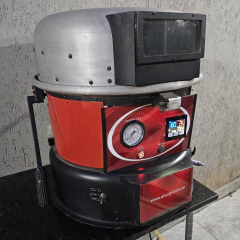 Forno de Pizza Vermelho Digital DiVolpi Profissional (usado) estudo troca