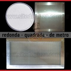 Tela de Alumínio Pizza Quadrada na internet