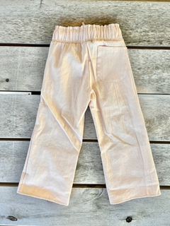 Imagen de PANTALON RECTO LIENZO ROSA