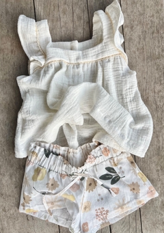 BLUSITA VERANO GASA OFF WHITE en internet