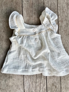 BLUSITA VERANO GASA OFF WHITE - comprar online