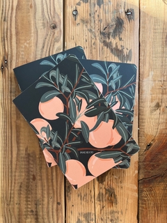 CUADERNO ESTAMPA FRUTOS ROSAS en internet