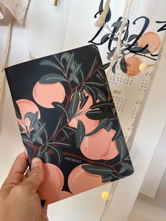 CUADERNO ESTAMPA FRUTOS ROSAS