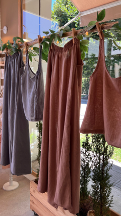 PANTALÓN PALAZZO GRIS