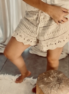 SHORT TEJIDO CRUDO M