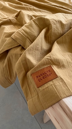 MANTEL LISO TUSOR AVELLANA (GRANDE 3METROS X 2) - paraqtequedes