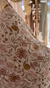FUNDA ACOLCHADO _ flores ocre y rosa_ reversible - comprar online