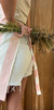 DELANTAL ADULTO RAYAS ROSA Y BLANCO - tienda online