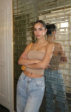 Strapless con puño