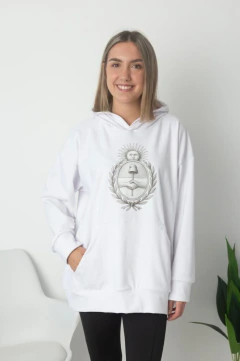 Maxi buzo de dalon estampado