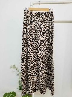 Pollera animal print - tienda online
