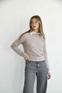 Sweater trenza medio Milenka