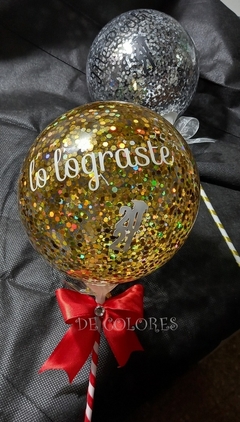 BALLON CAKE TOPPER MINI BURBUJA