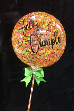 BALLON CAKE TOPPER MINI BURBUJA - comprar online
