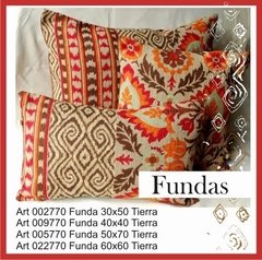 Funda Almohadón 30x60 Línea Florinda Tierra en internet