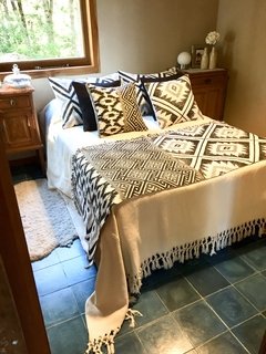 Pie de Cama INDRA NEGRO King 70x220