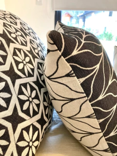 Funda Almohadón 40x40 Nordica "Espiga" Color Grafito - comprar online