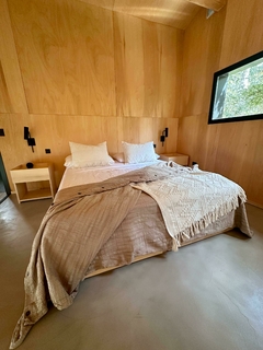 Pie de Cama King 70x220 Malu Crudo - comprar online