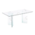 Mesa comedor vidrio cristal modelo "CRYSTAL GHOST -Classic-" - comprar online