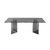 Mesa comedor vidrio cristal modelo "CRYSTAL GHOST -Intense Grey-"