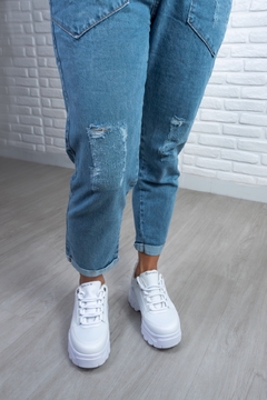 Macacão Jeans Longo Com Botões Frontal - Loja Online DoMeuJeito - calçados, roupas e acessórios para o seu look 