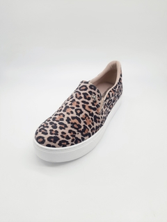 Tênis Via Marte Slip Animal Print Claro