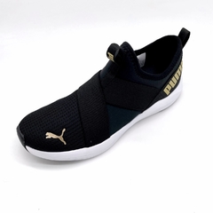 Tênis Puma Prowl Slip-On Preto Dourado