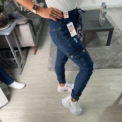 Calça Jogger Larissa Jeans Escuro Elastano na internet