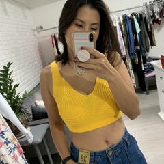 Top Cropped Bene's Tricot - Loja Online DoMeuJeito - calçados, roupas e acessórios para o seu look 