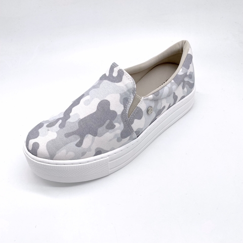 Tênis Via Marte Slip Camuflado Cinza