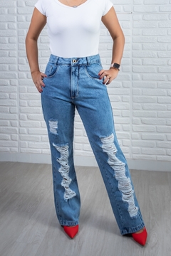 Calça Jeans Morena Bella Wide Leg Vilma