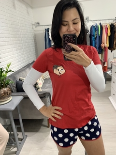 Pijama Evanilda Monica Short Doll Mãe - comprar online