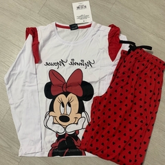 Pijama Evanilda Infantil Minnie Laço Vermelho - comprar online