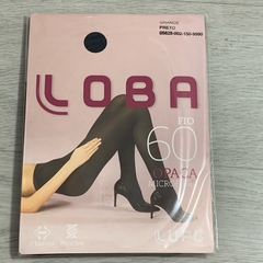 Meia Calça Lupo Loba Fio 60 Opaca Preta - comprar online