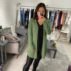 Cardigan Benê Modal Canelado - loja online