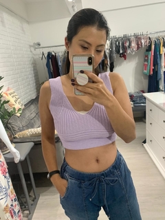 Top Cropped Bene's Tricot - Loja Online DoMeuJeito - calçados, roupas e acessórios para o seu look 