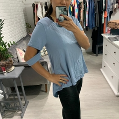 Blusa Recorte Deila Manga Viscolycra - loja online