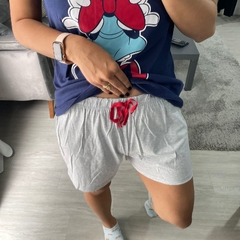 Pijama Evanilda Shorts Minnie Azul