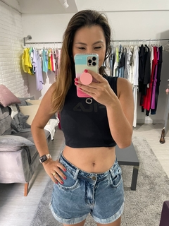 Top Fila Cropped Elastic na internet