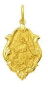 Medalha Anjo Da Guarda Em Ouro 18k 2 Cm Com Certificado