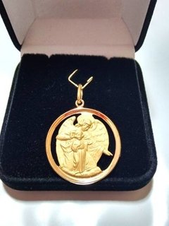 Medalha Anjo Da Guarda Ouro 18k 2,1gr - Com Certificado - comprar online